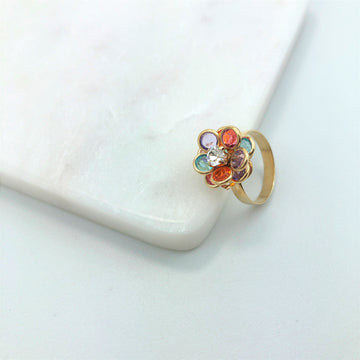 18K Gold Layered Oro Laminado Ring  Classic profile